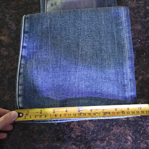 BKE Andi Flare Jeans in Dark Blue Denim - Picture 8 of 10